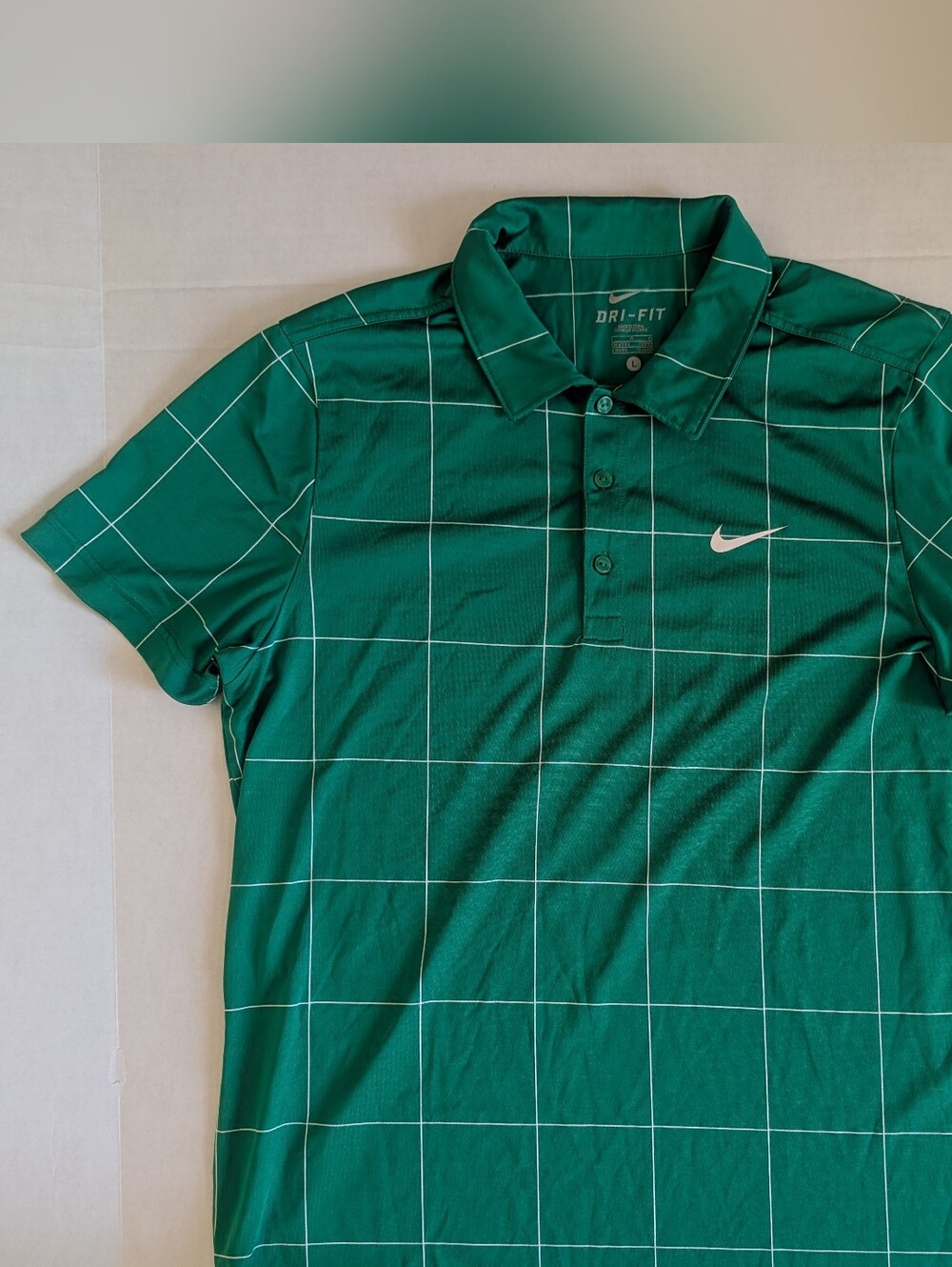 Nike Dri Fit Tennis Polo Shirt Size L